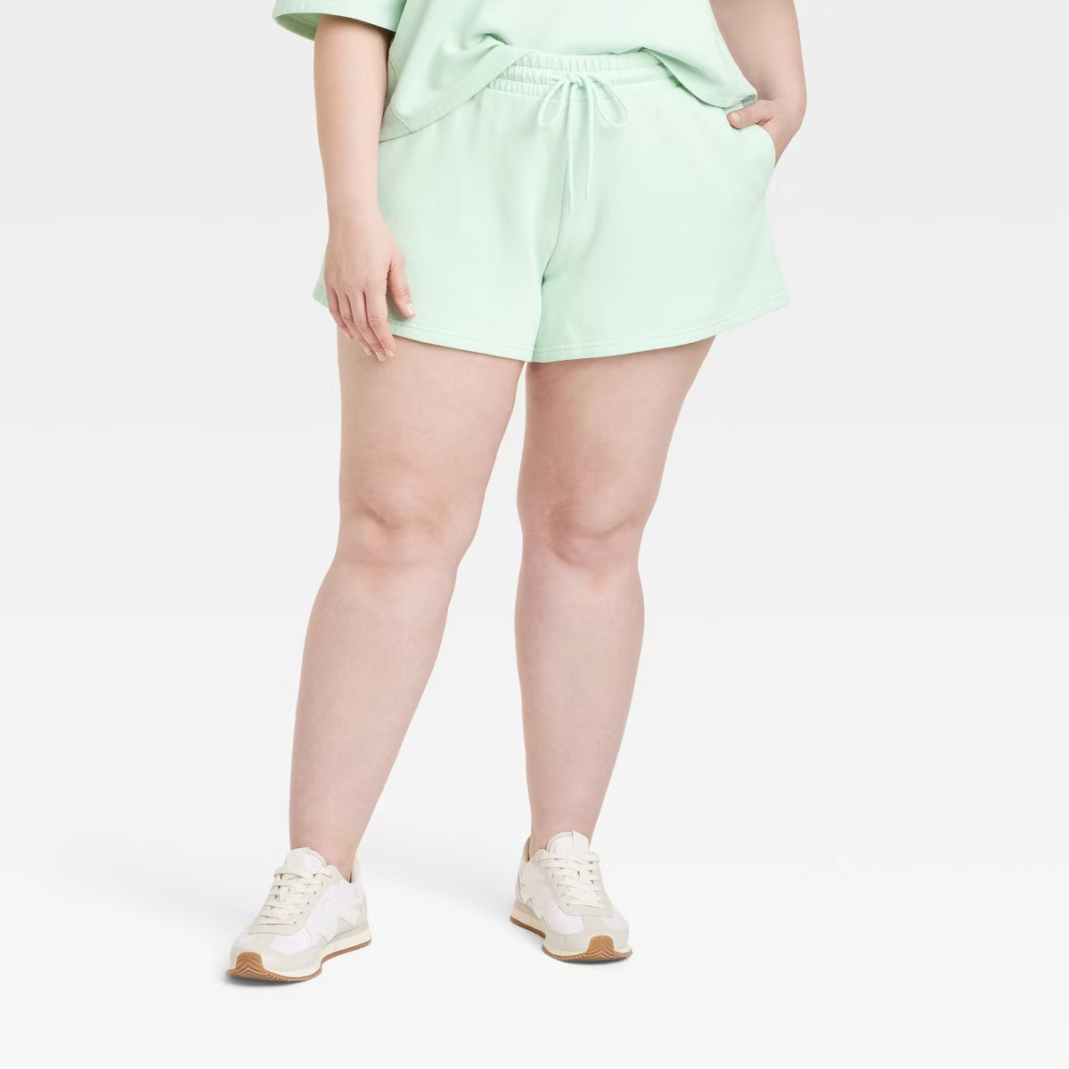 Women's Leisure Studio Mid-Rise Fleece Shorts - Universal Thread™ | Target