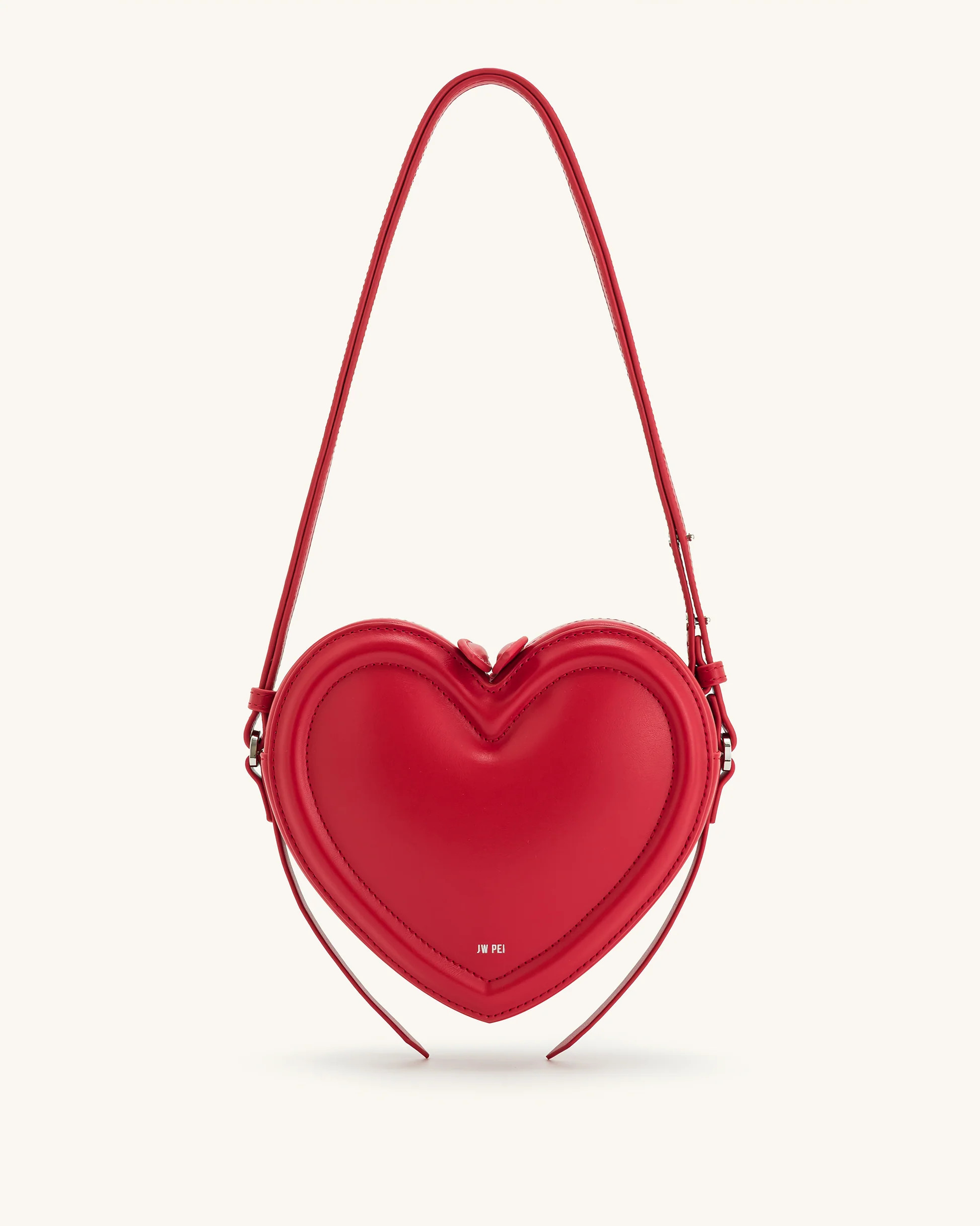 Arlene Heart Shaped Bag - Magenta | JW PEI US