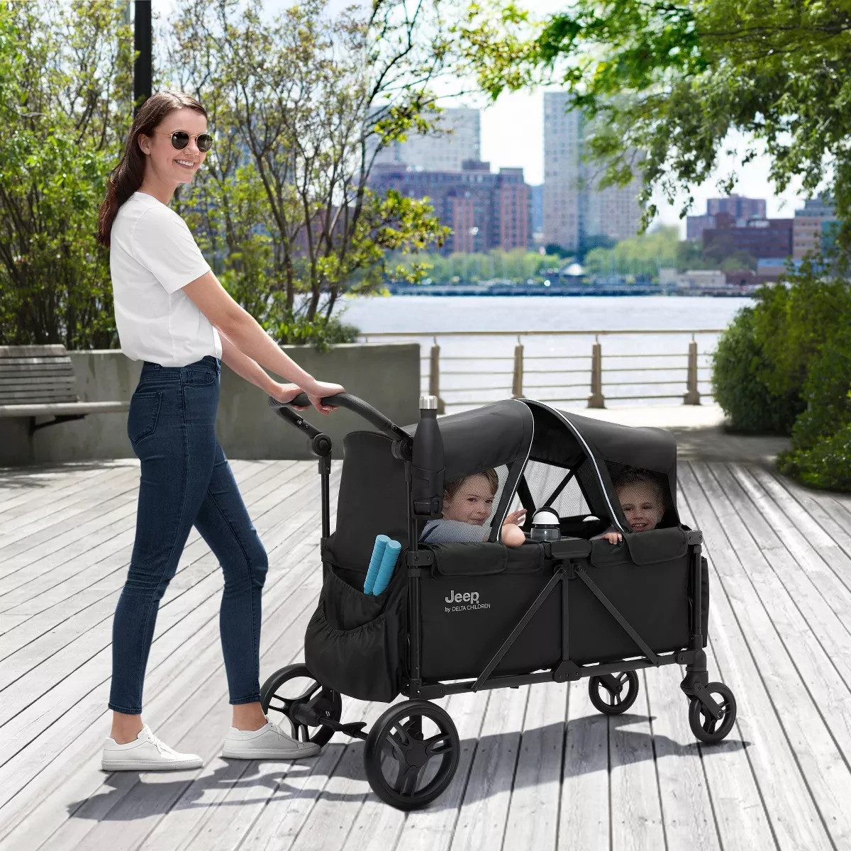 Jeep Evolve Stroller Wagon by Delta Children - Black | Target