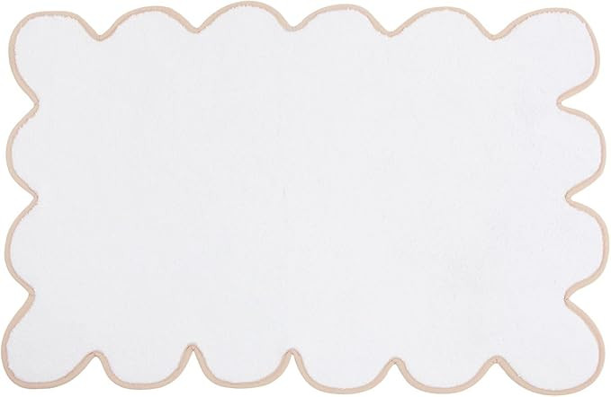 Kassatex Chairish Bath Mats - 22 x 34 (White/Sand) | Amazon (US)
