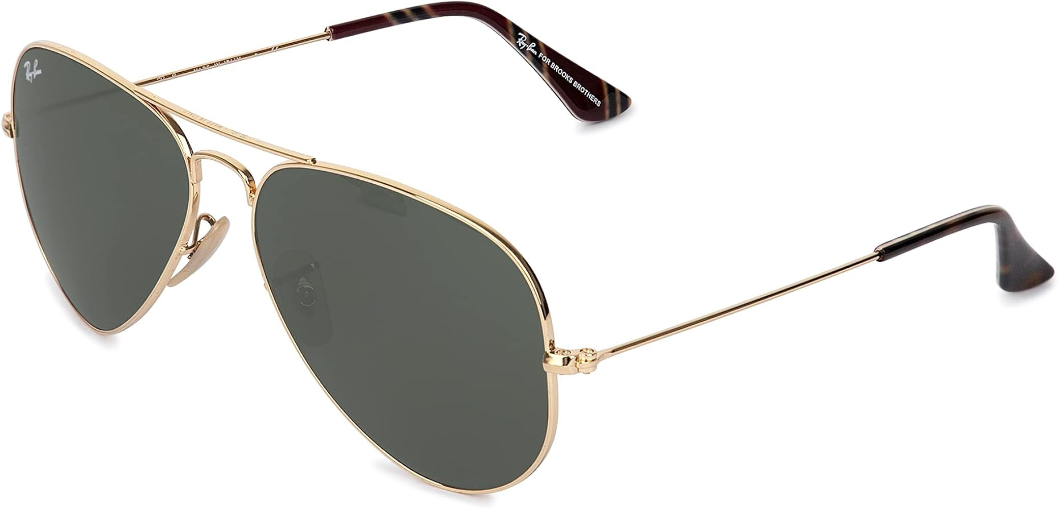 Ray-Ban RB3025 Metal Aviator Sunglasses + Vision Group Accessories Bundle | Amazon (US)
