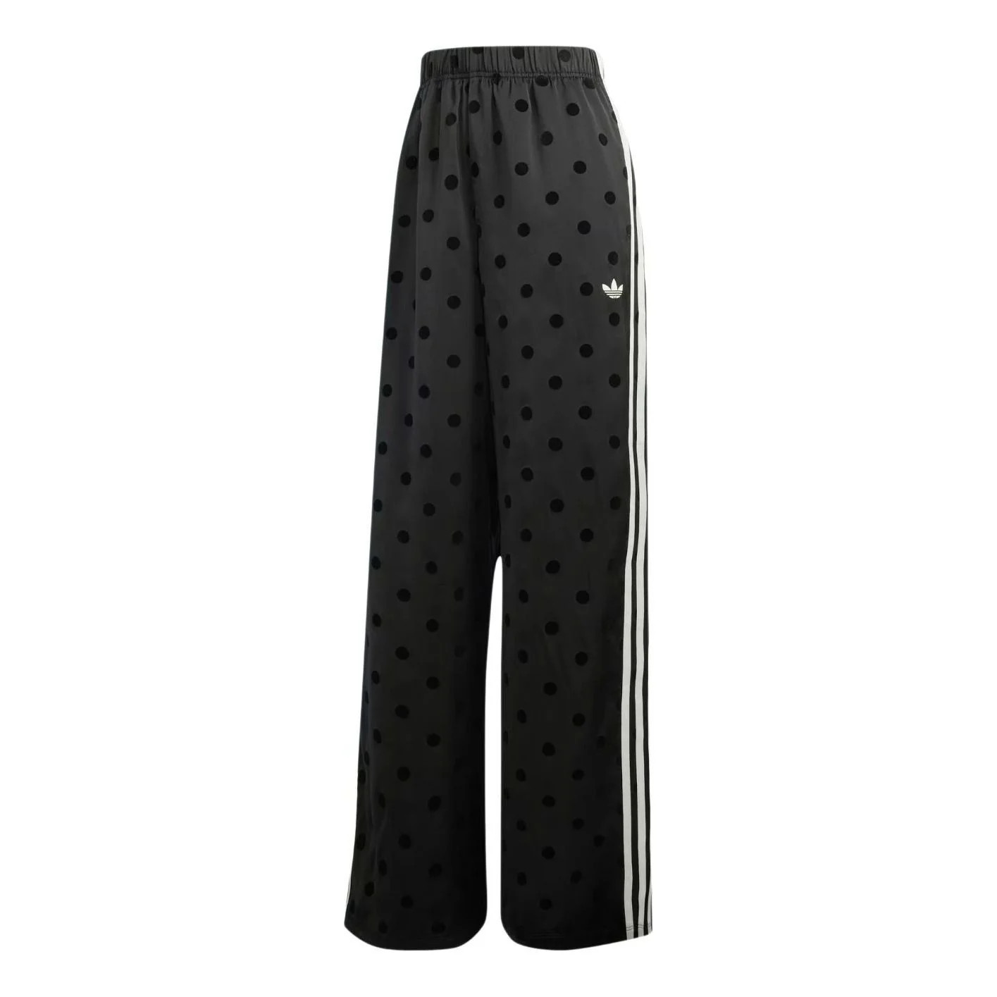 adidas(WMNS) adidas Satin Polka Dots Wide Leg Pant 'Black' | KICKS CREW