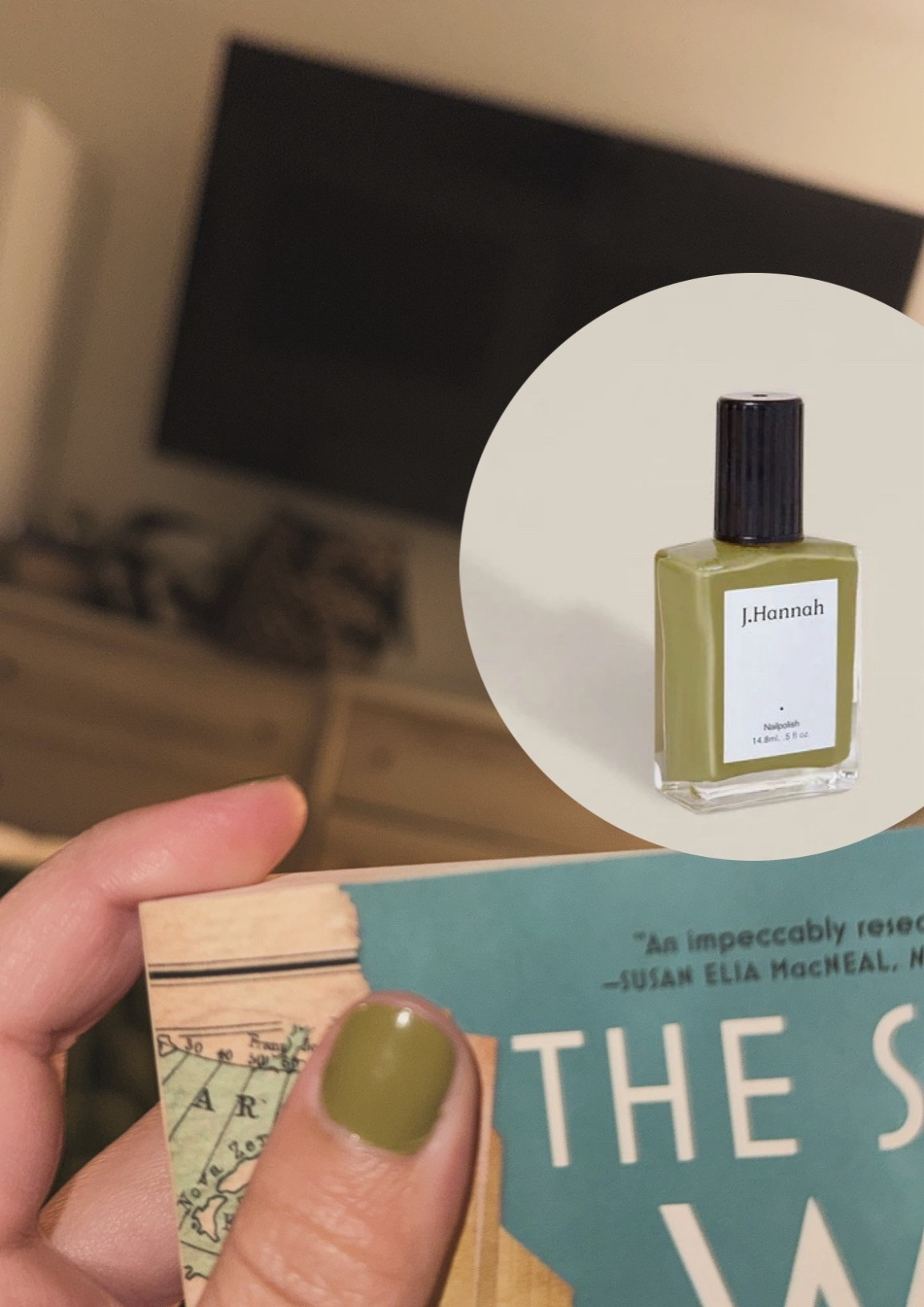 olive green nail polish 

#LTKBeauty
