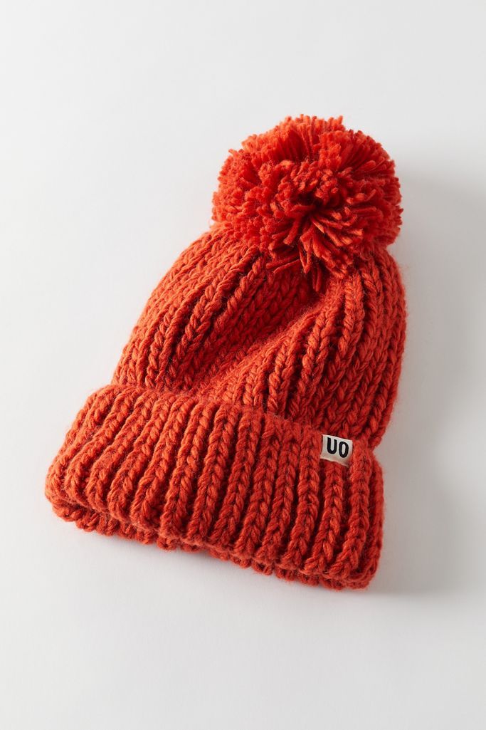 UO Pompom Beanie | Urban Outfitters (US and RoW)