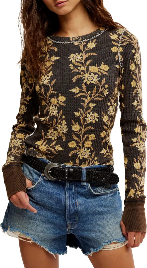 Pretty Little Thermal Stitch Top | Nordstrom