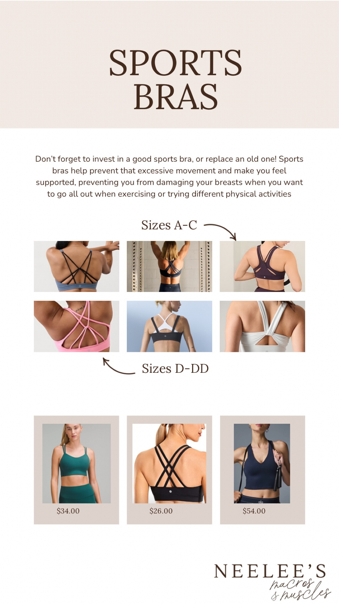 Finding the right sports bra is essential for comfort and support during any workout. Check out my top picks that cater to different needs and activities, ensuring you stay comfortable and confident through every move.

#LTKFindsUnder100 #LTKFitness #LTKActive