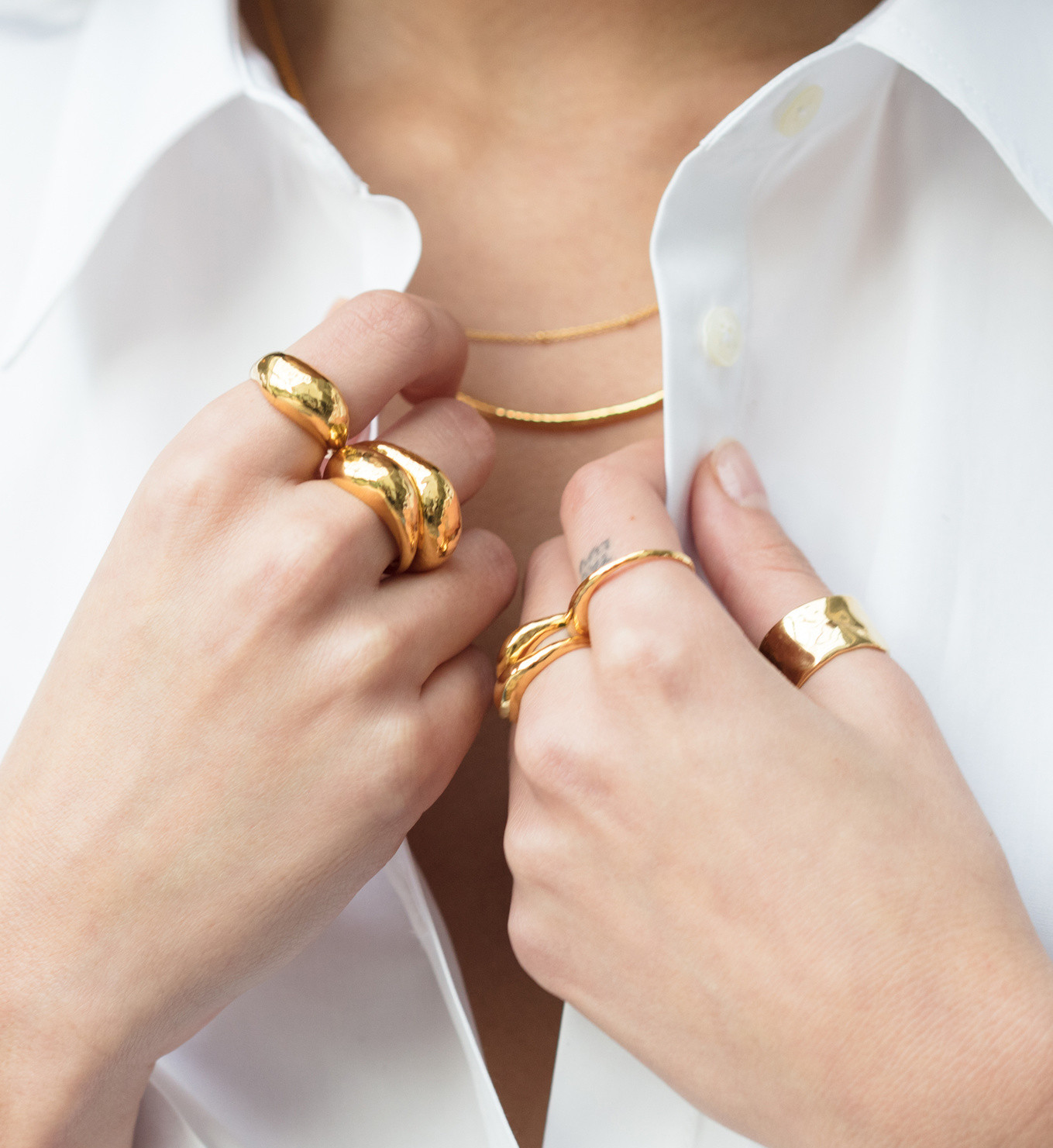 Deia Domed Ring | Monica Vinader (Global)