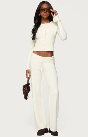 Edikted Montanna Rib Knit Cardigan | PacSun