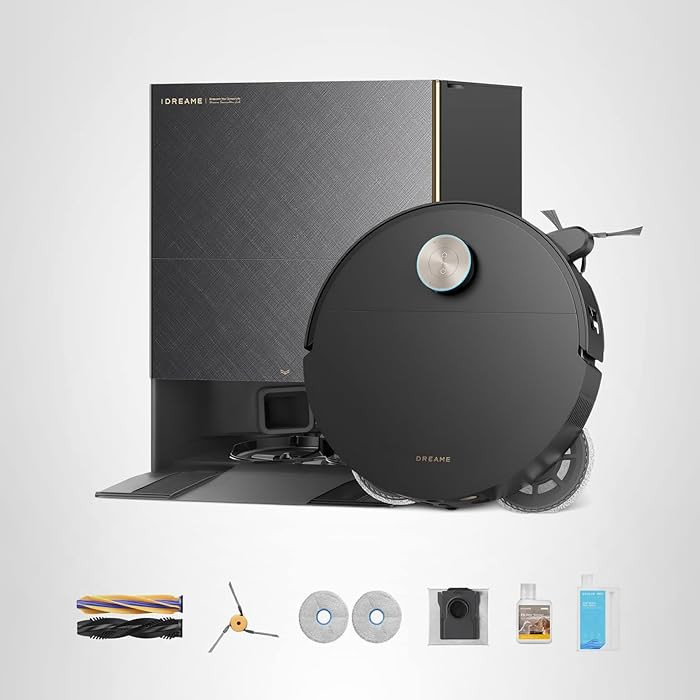 DREAME X60 Max Ultra Complete Robot Vacuum and Mop, Upgraded from X50 Series, 3.13in (7.95cm) Ultra-Thin Design, 35,000Pa Suction, Self Emptying&Refilling, Mop Self-Cleaning, 280+ Obstacle Avoidance | Amazon (US)