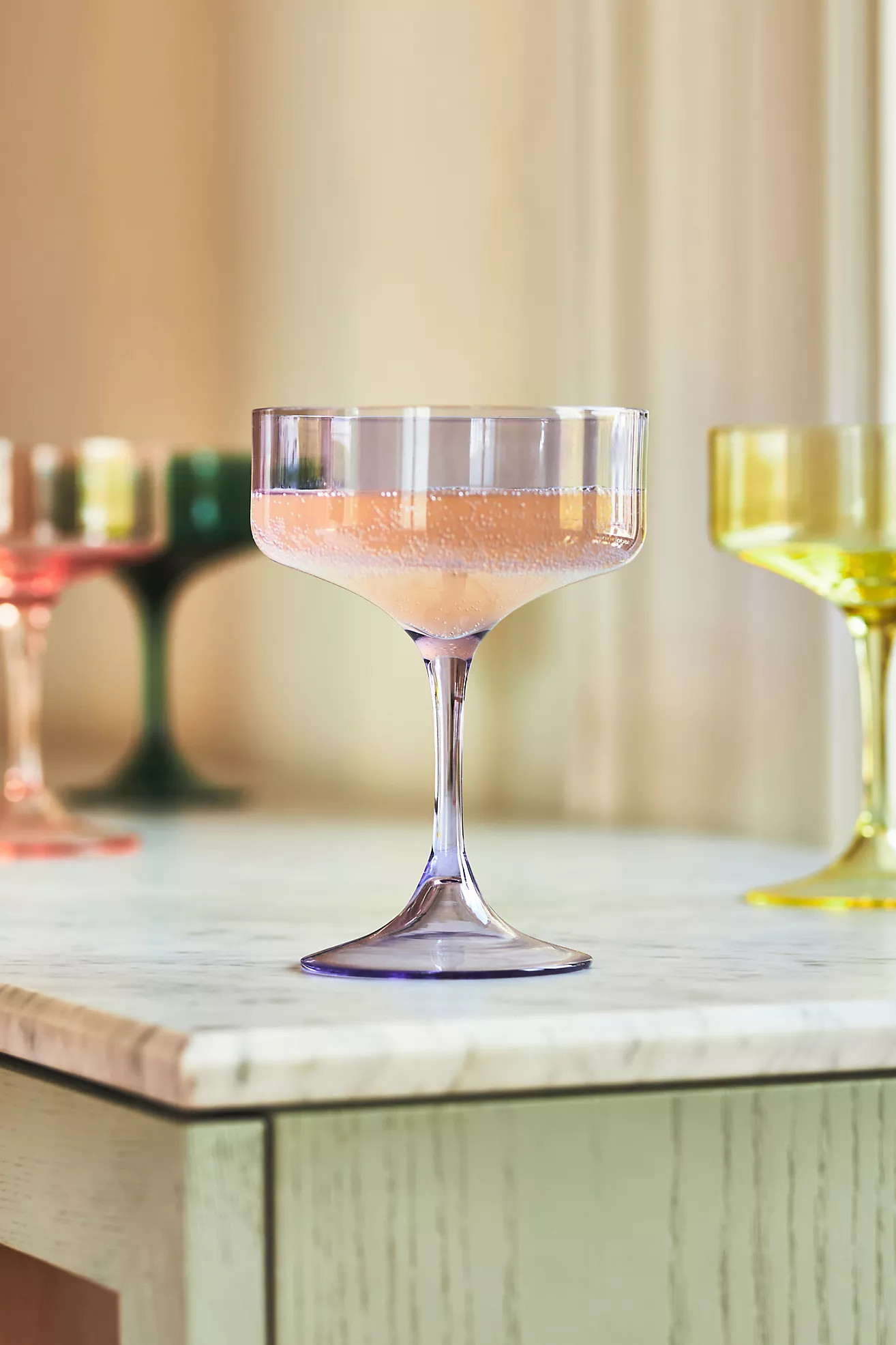 Morgan Coupe Glasses, Set of 4 | Anthropologie (US)
