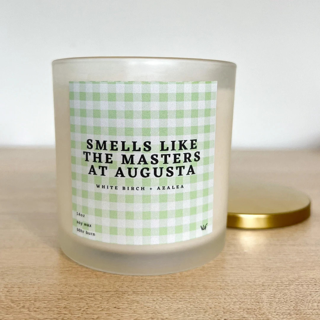 Smells Like the Masters Candle Surprise Cocktail Pairing Golf Candle Double Wick Candle Decor Gol... | Etsy (US)