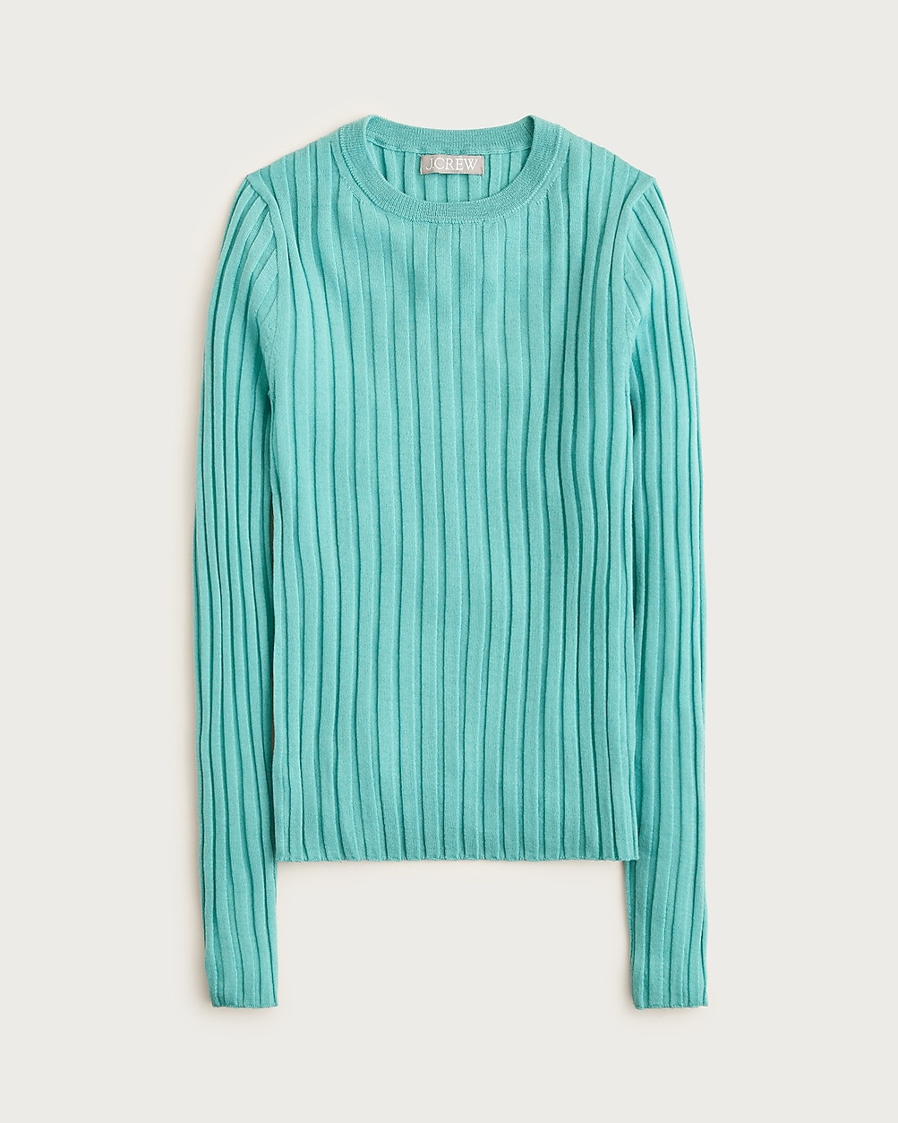 Wide-rib crewneck sweater-tee in merino wool | J. Crew US