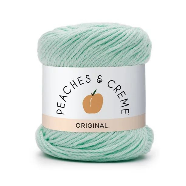 Peaches & Creme Cotton Yarn, Mint | Walmart (US)