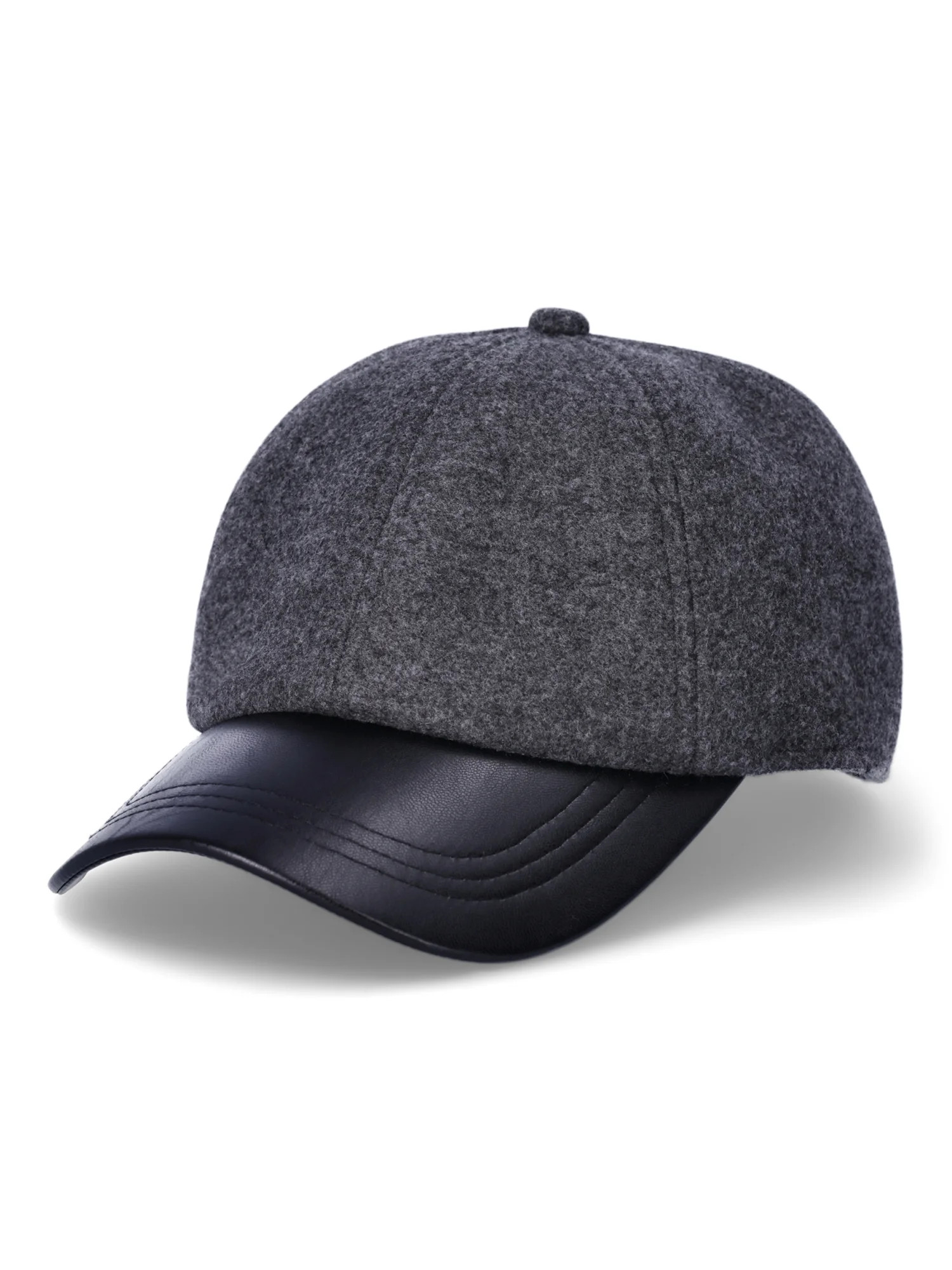 Time and Tru Women's Flannel Baseball Hat, One Size Fits Most, Charcoal Heather | Walmart (US)