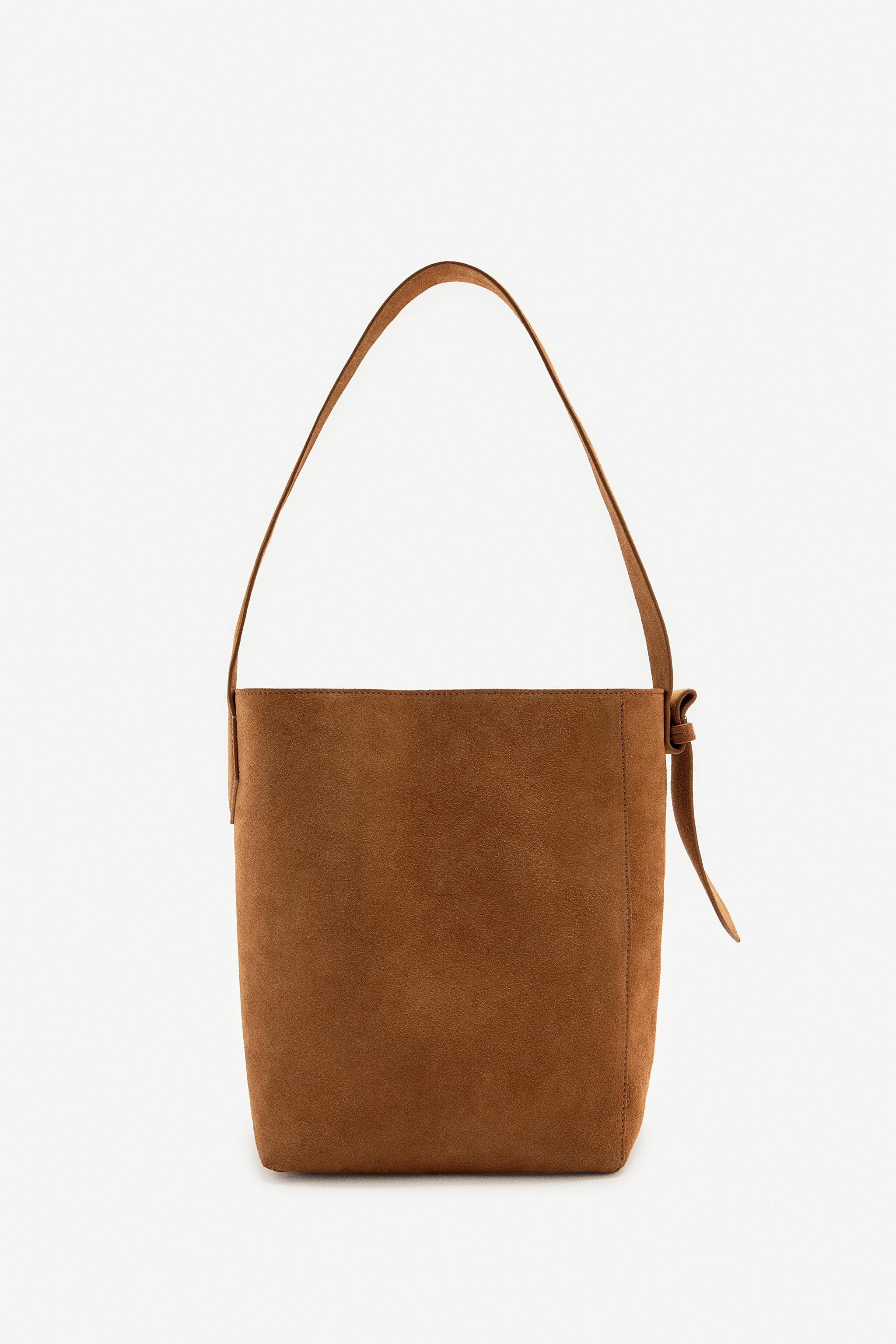 SUEDE SHOPPER BAG LIMITED EDITION | Zara US