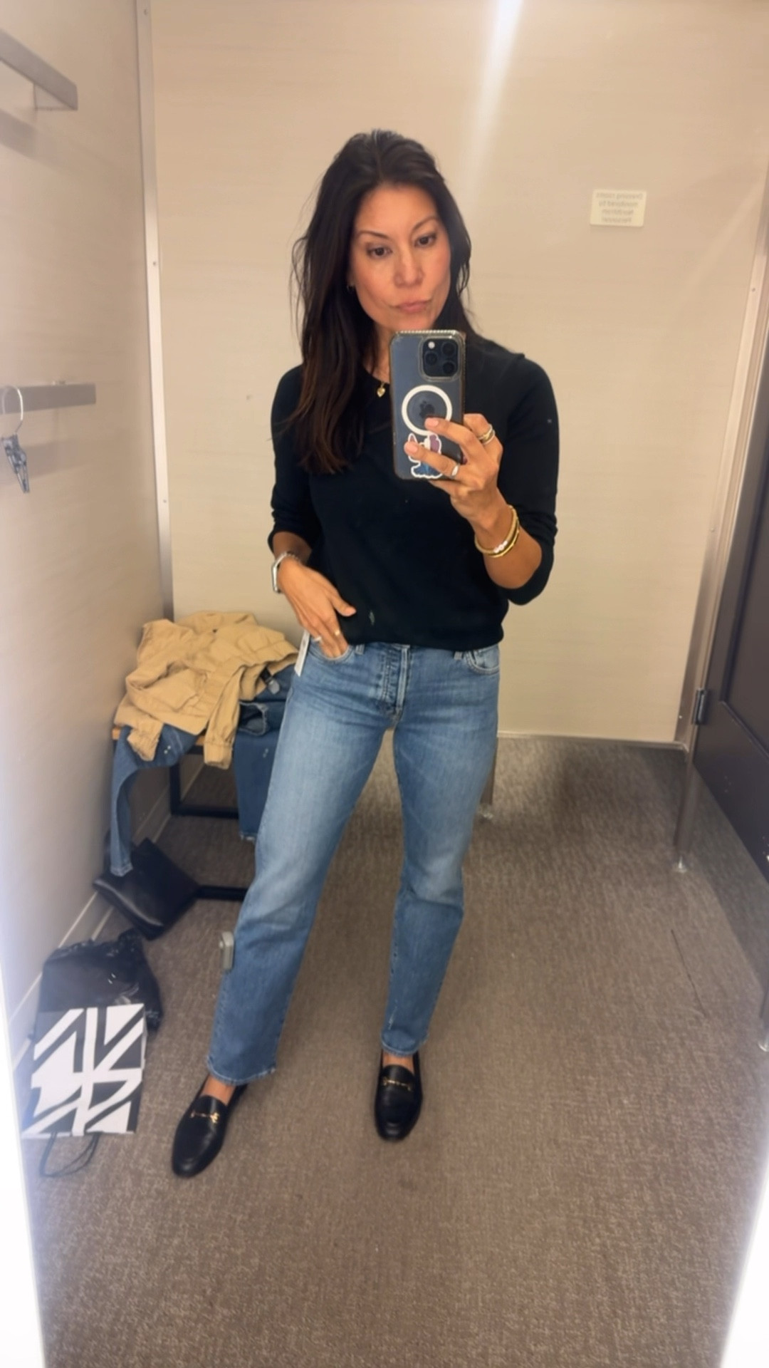 Love Mother denim 
These have a great fit 
Wearing 25 tts 
Good length I’m 5’3 1/2

#LTKStyleTip #LTKOver40 #LTKSeasonal