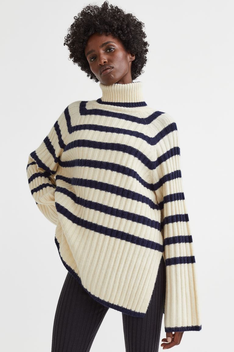 Rib-knit Turtleneck Sweater | H&M (US)