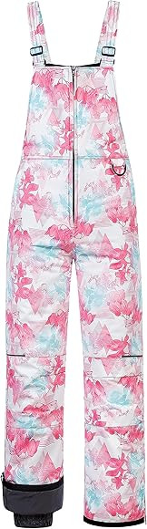CREATMO US Girl's Snow Bibs Kids Ski Pants Waterproof Insulated Winter Overalls | Amazon (US)