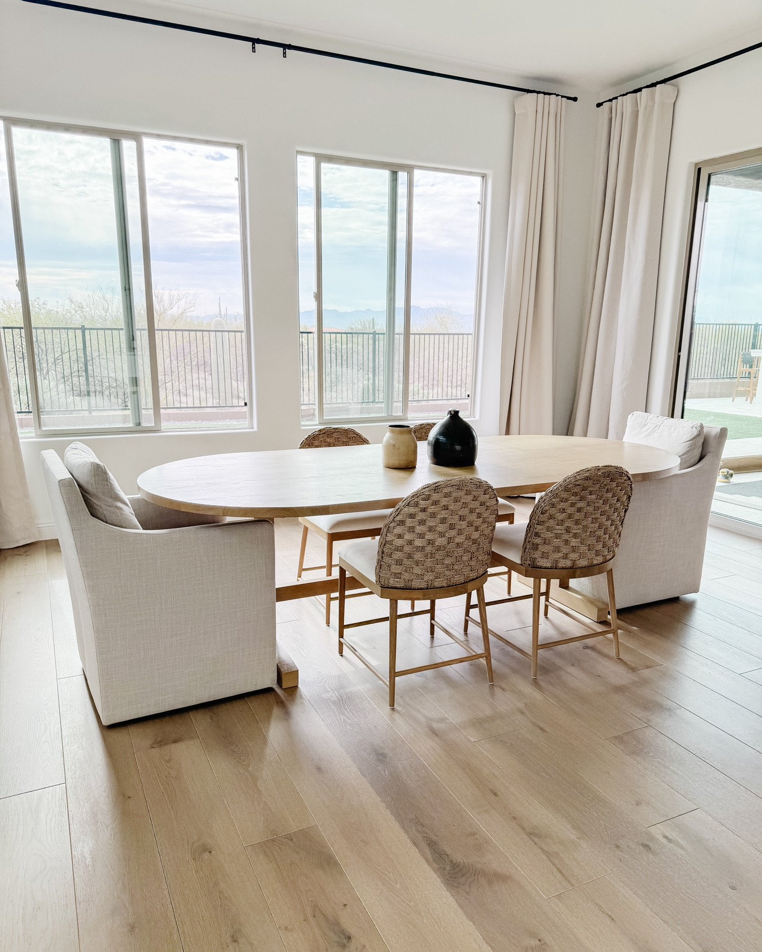 This dining table from McGee & Co is incredible! The quality is amazing. The table is extremely heavy and sturdy. The Molly chairs are stunning in person. 

#Mcgee&Co

#LTKfamily #LTKhome

#LTKSeasonal