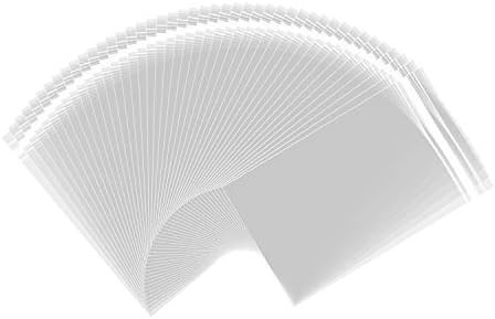 Sannigora 200pcs 4x6 Clear Resealable Adhesive Cello/Cellophane Treat Bags - Self Sealing OPP Pla... | Amazon (US)