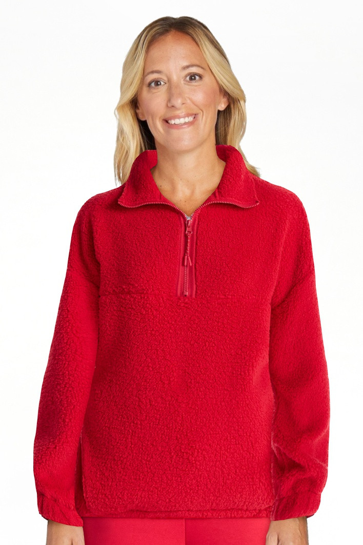 No Boundaries Plush Half-Zip Pullover, Women's | Walmart (US)