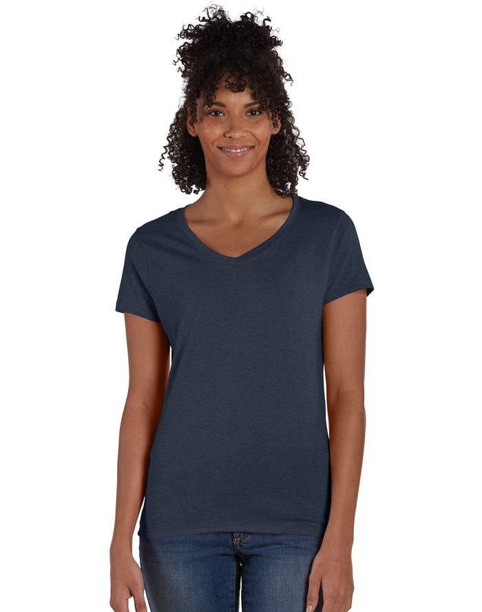 Hanes Women's Perfect-T Tri-Blend V-Neck T-Shirt | Hanes.com