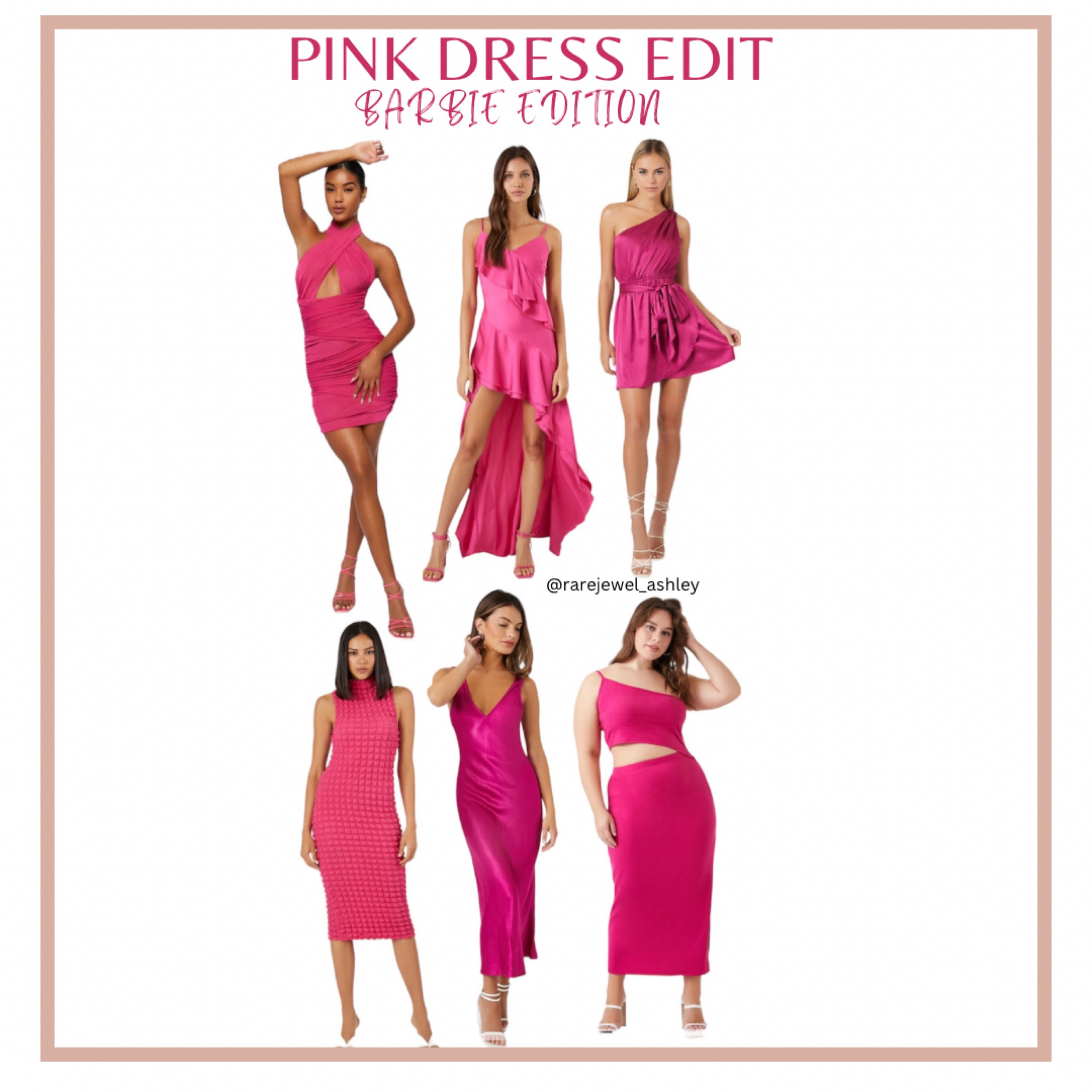 Pink Dress Edit: Barbie Edition 

#barbie #barbiemovie #pinkdress #weddingguest #brunchoutfit #styleinspo #lotd #outfitinspo #trending



#LTKunder50 #LTKstyletip #LTKFind