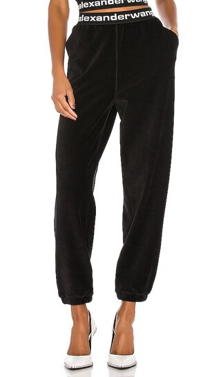 Stretch Corduroy Pant in Black | Revolve Clothing (Global)