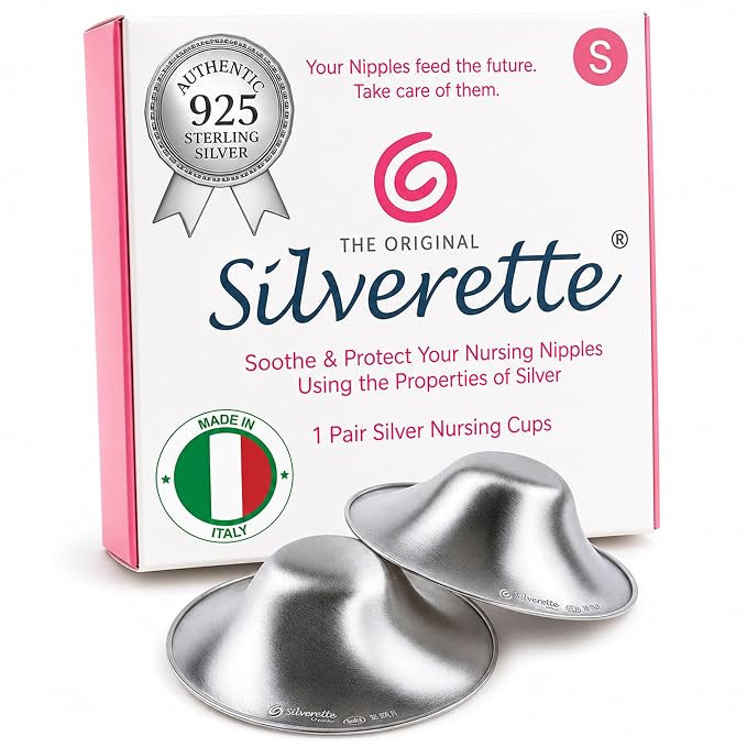 Silverette Nursing Cups, Postpartum Essentials, The Real Silverette, Small | Amazon (US)