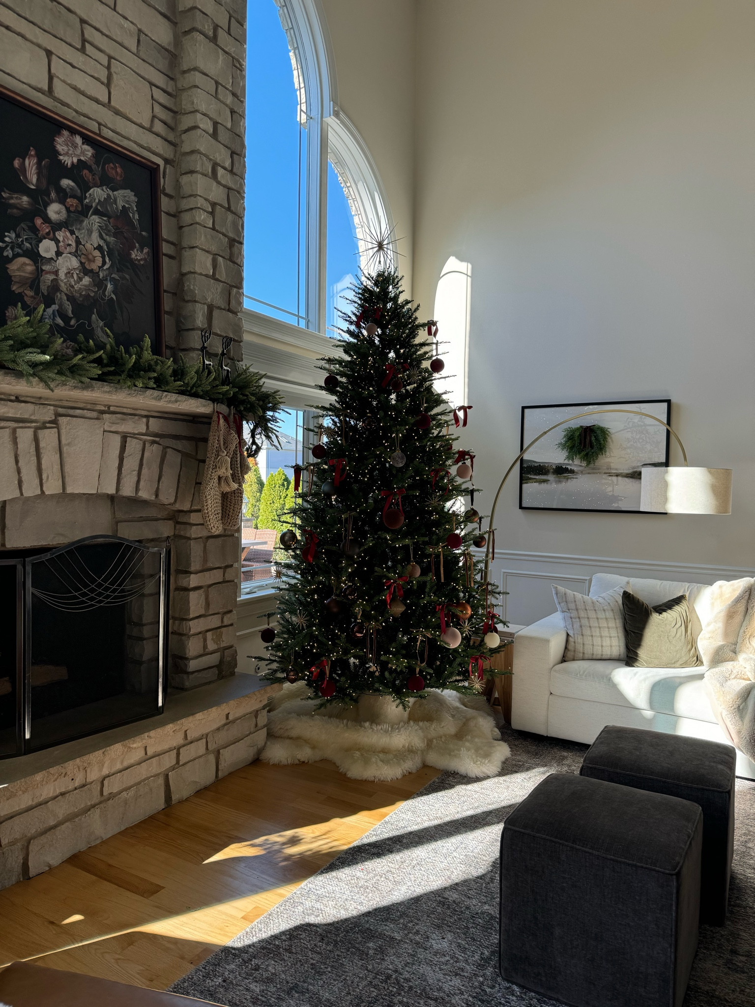 Great room Christmas tree this year! I  love a classic, timeless Christmas tree and the traditional color palette! 

#LTKHome #LTKHoliday #LTKSeasonal