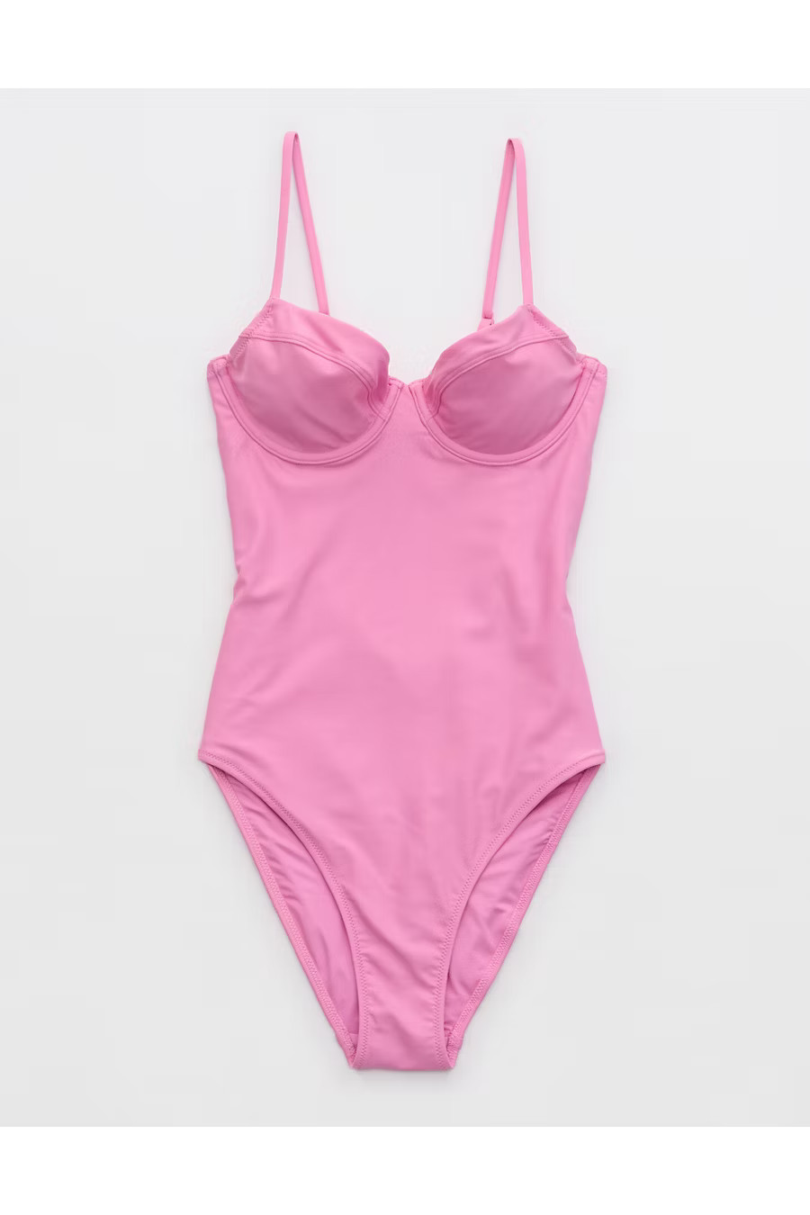 Aerie Underwire One Piece Swimsuit Women's Raspberry Peak M | Aerie