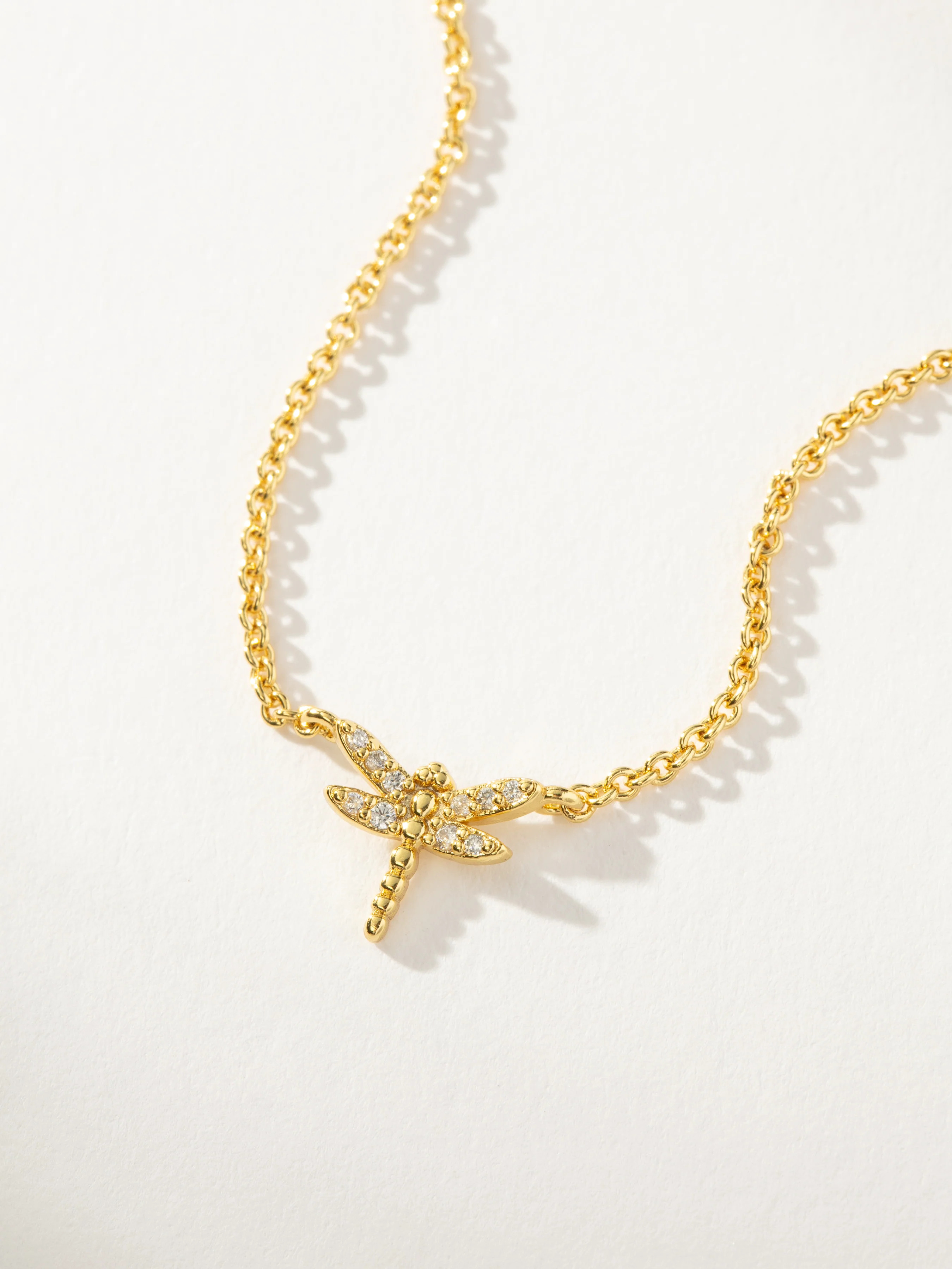 Don't Call Me Little Dragonfly Necklace in Gold | Uncommon James | Uncommon James