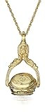 1928 Jewelry Gold-Tone Rotating Trio Locket Necklace, 30 | Amazon (US)