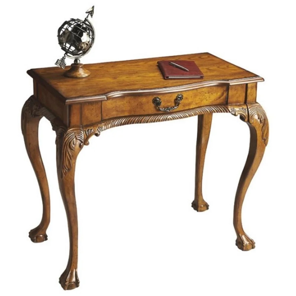 Beaumont Lane Writing Desk in Vintage Oak | Walmart (US)