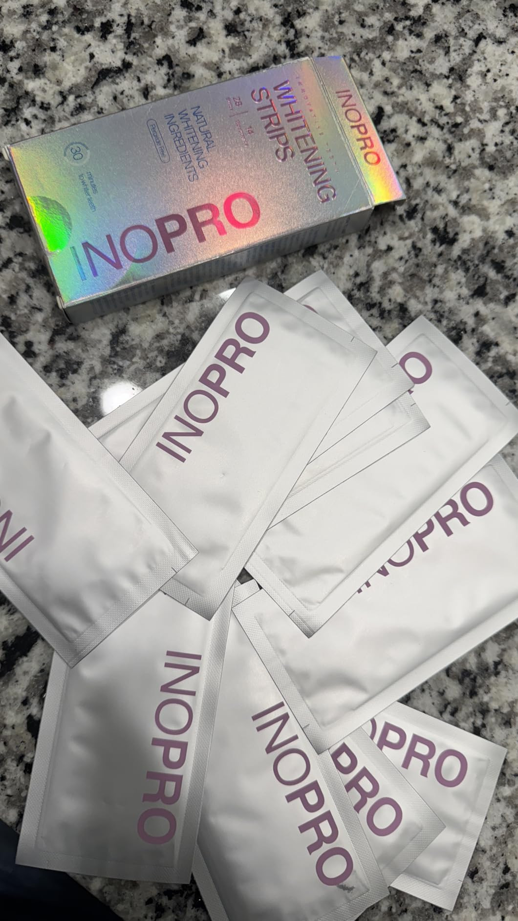 Teeth Whitening Strips 14 Treatments Kit - Teeth Whitener, Peroxide Free, Green White Strips for Teeth Whitening with Arbutin, Coconut Oil, Deep Stains Removal (28 Strips) | Amazon (US)