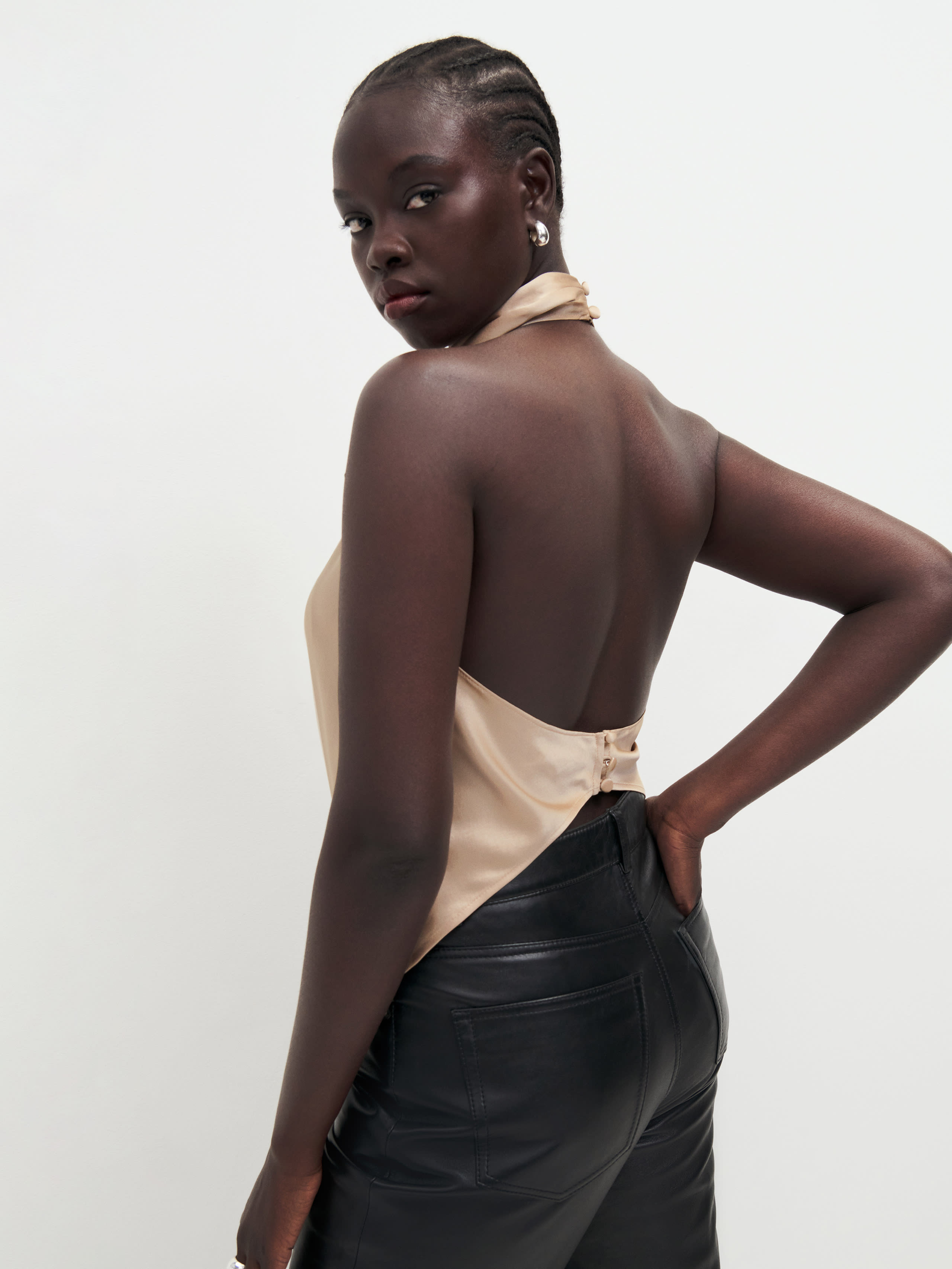 Iman Silk Top | Reformation (Global)