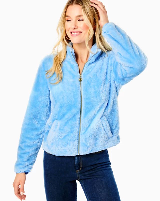 Ansel Sherpa Zip-up | Lilly Pulitzer | Lilly Pulitzer