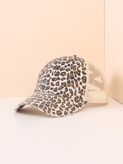 Leopard Print Baseball Cap | SHEIN