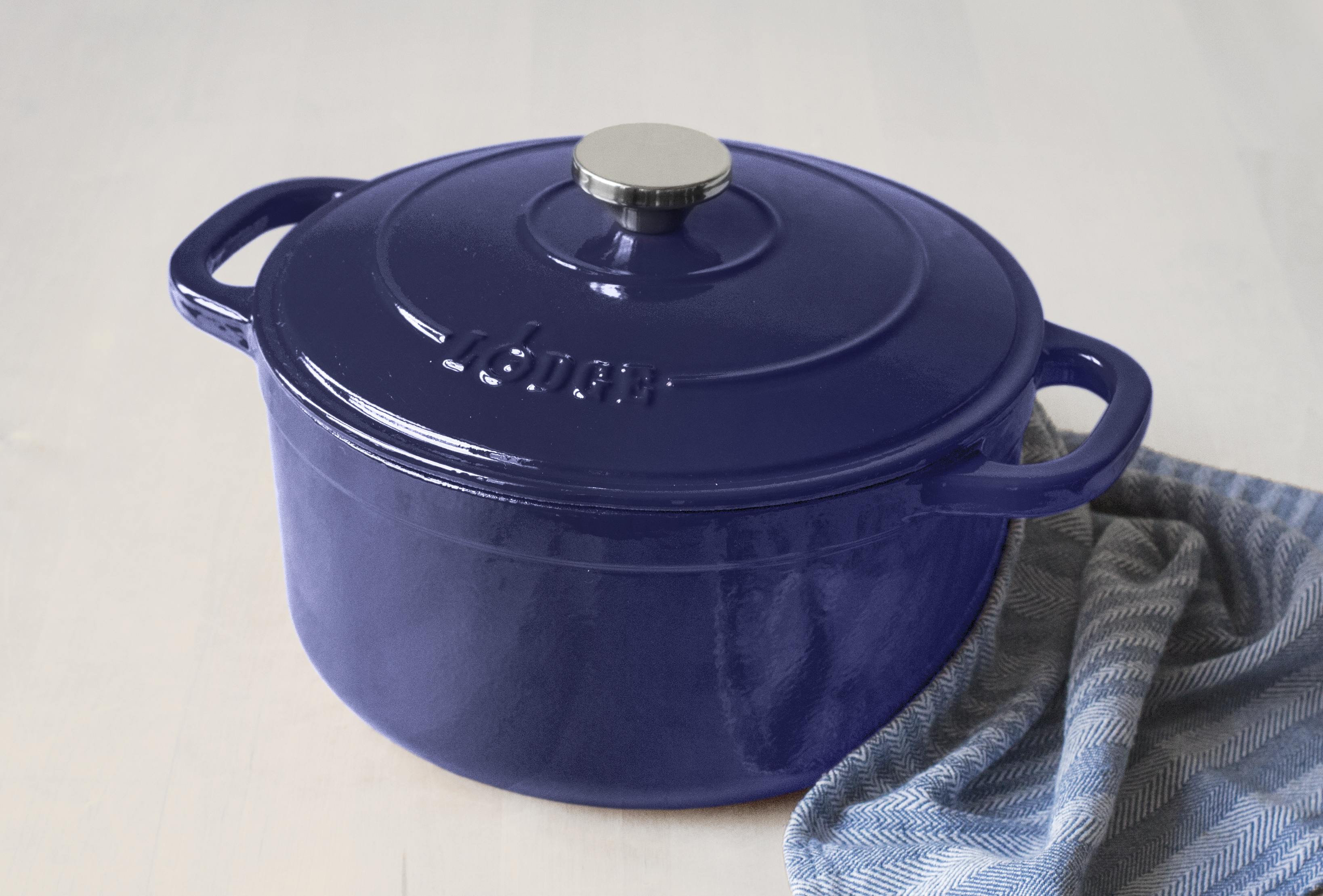 Lodge Cast Iron 5.5qt Indigo Enameled Dutch Oven | Walmart (US)