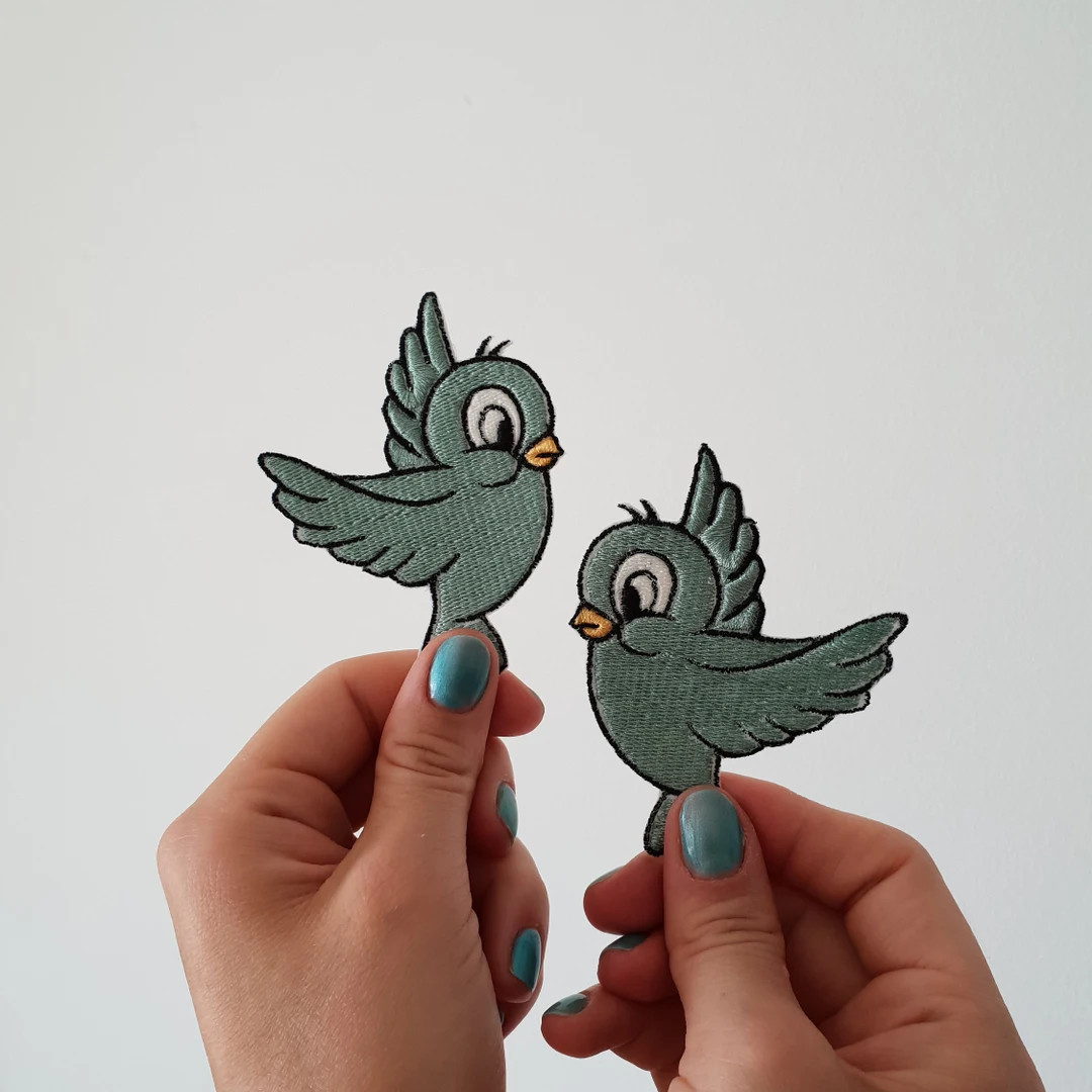 Disney Birds X 2 Snow White Cinderella Patches  Iron or Sew - Etsy | Etsy (US)