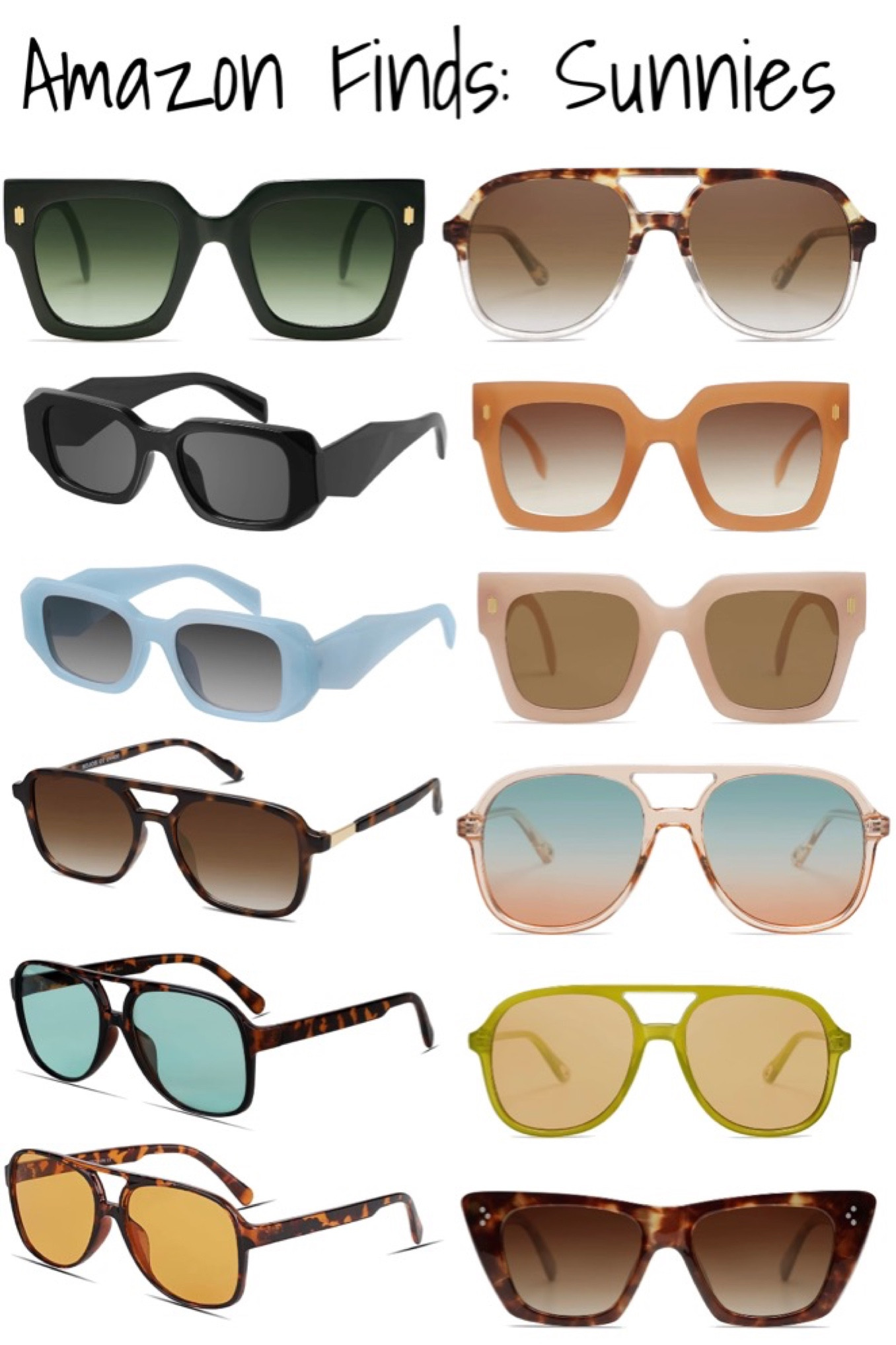 The best summer sunnies all under $15!! #sunglasses #amazon #summer

#LTKunder100 #LTKSeasonal #LTKFind