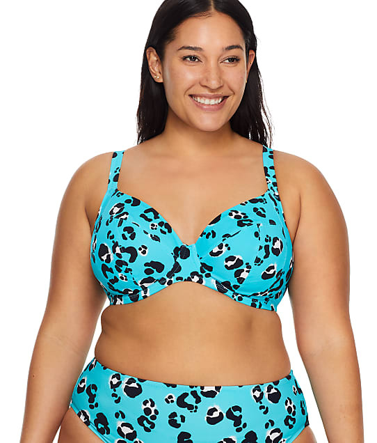Elomi Plus Size Kotiya Plunge Underwire Bikini Top | Bare Necessities