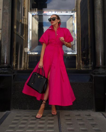 - Hot pink shirt dress Karen Millen.

Use code LAURAB20 for discount.

#LTKworkwear #LTKSeasonal #LTKeurope