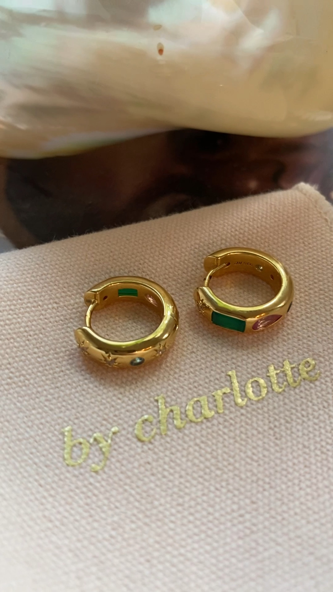 Obsessed with gold and emerald right now. These are the “Connect to the Universe” hoops from By Charlotte’s new Awaken collection - literally haven’t taken them off ✨

#LTKaustralia