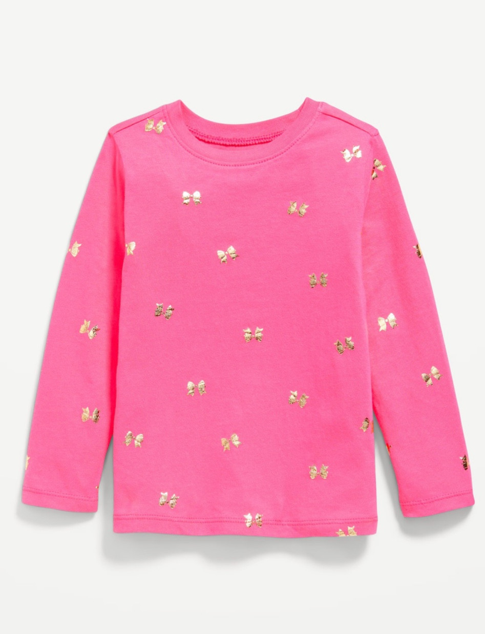 gold now pink long sleeve shirt for girls

#LTKBaby #LTKKids #LTKHoliday