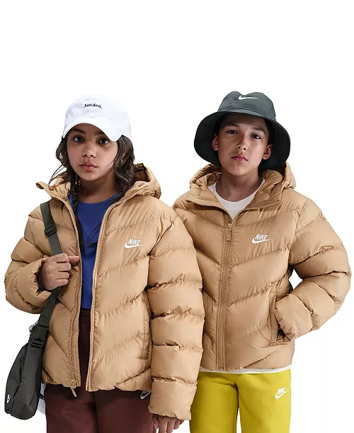 Big Boys and Girls Sportswear All Day Play Therma-FIT Puffer Jacket | Macy's