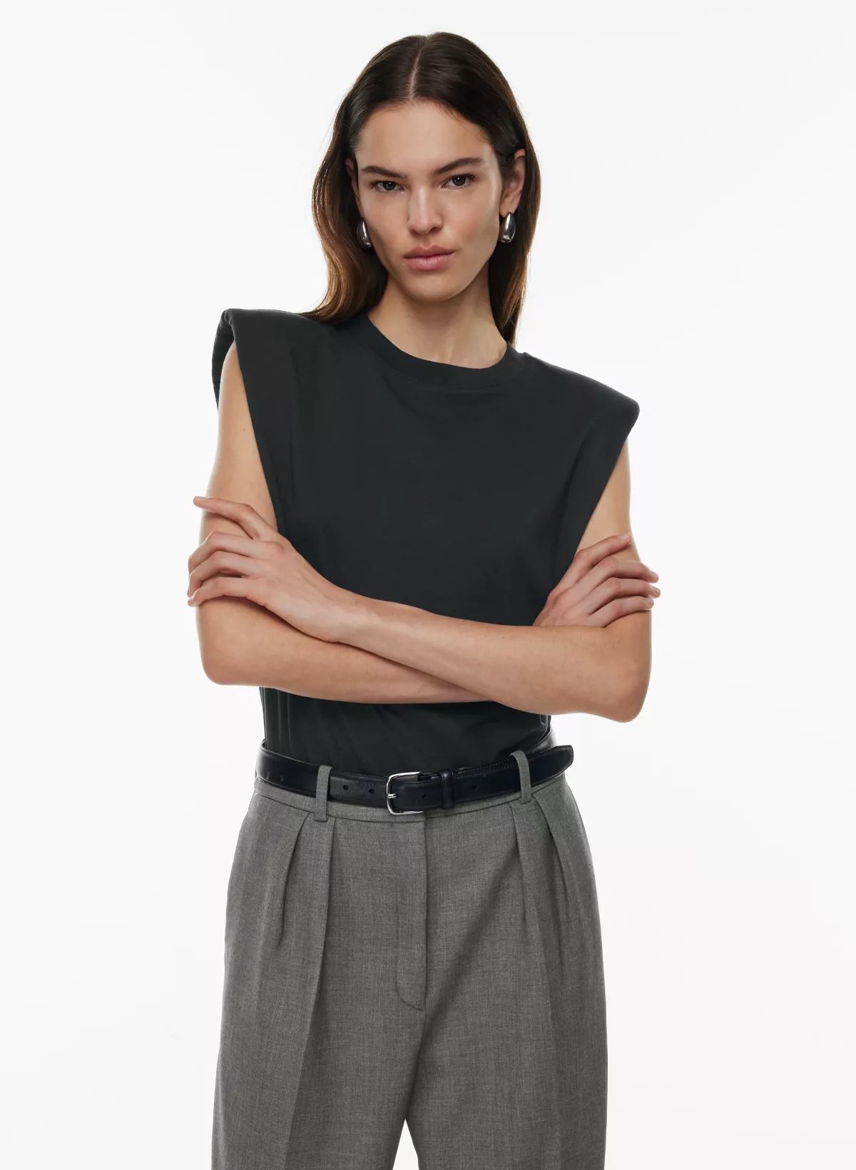 SHOULDER PAD TANK | Aritzia