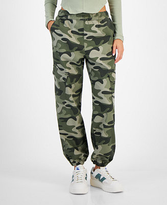 Vanilla Star Juniors' Camouflage Cargo Jogger Pants - Macy's | Macy's