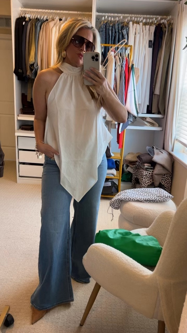  ✨Tap the bell, save and ❤️ for over 40 fashion, midlife style, midsize fashion and luxury looks for less. 

⬇️Sizing information:
Halter large (size down if in between sizes.) selling out linked alternatives 
Jeans 10 (size down if in between sizes.)
Jacket (m) (size down if in between sizes.) 

Date night stressed me out…
I didn’t feel like myself anymore.

I’d stand in my closet trying on outfit after outfit…
and nothing felt right.

Everything clung.
Everything felt off.
And I kept thinking it was my body.

But it wasn’t.

I just didn’t know how to build my outfits for this season of life.

So I changed the strategy.

✔️ Lift (bring the eye up)
✔️ Skim (nothing clings)
✔️ Balance (fix proportions)

That’s my anti-pooch strategy.

Same body…
different approach.

And this look?
Affordable, effortless, and finally feels like me again.


Save this for your next “nothing feels good” moment
Share with a friend who’s been standing in her closet feeling stuck

👑 Helping you look good, feel good — Lindsey Denver

Follow my LTK @Over40andmidlife on the @shop.LTK app to view this post and get my exclusive app-only content!

#liketkit 
@shop.ltk
https://liketk.it/67Rox

Follow my LTK @Over40andmidlife on the @shop.LTK app to view this post and get my exclusive app-only content!

#liketkit #LTKMidsize #LTKOver40 #LTKPlusSize
@shop.ltk
https://liketk.it/67RWC