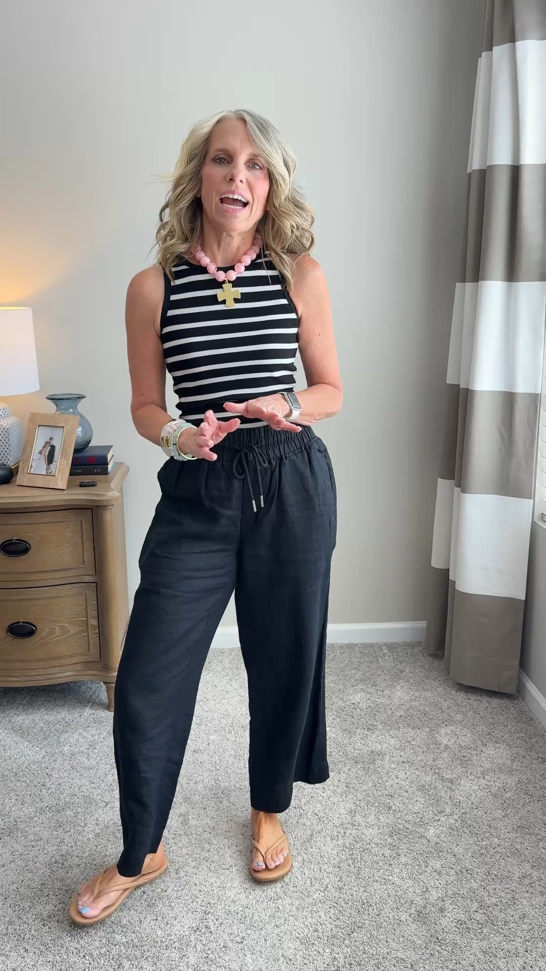 @quince linen pants (s) and Saint and Sofia tank (4)

#LTKgrwm #LTKOver40 #LTKootd